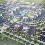 Planzeichnung des Wohnkomplexes „The Seed“ (dt. Der Keim) in dem neuen Öko-Stadtteil Taman Sutera Utama