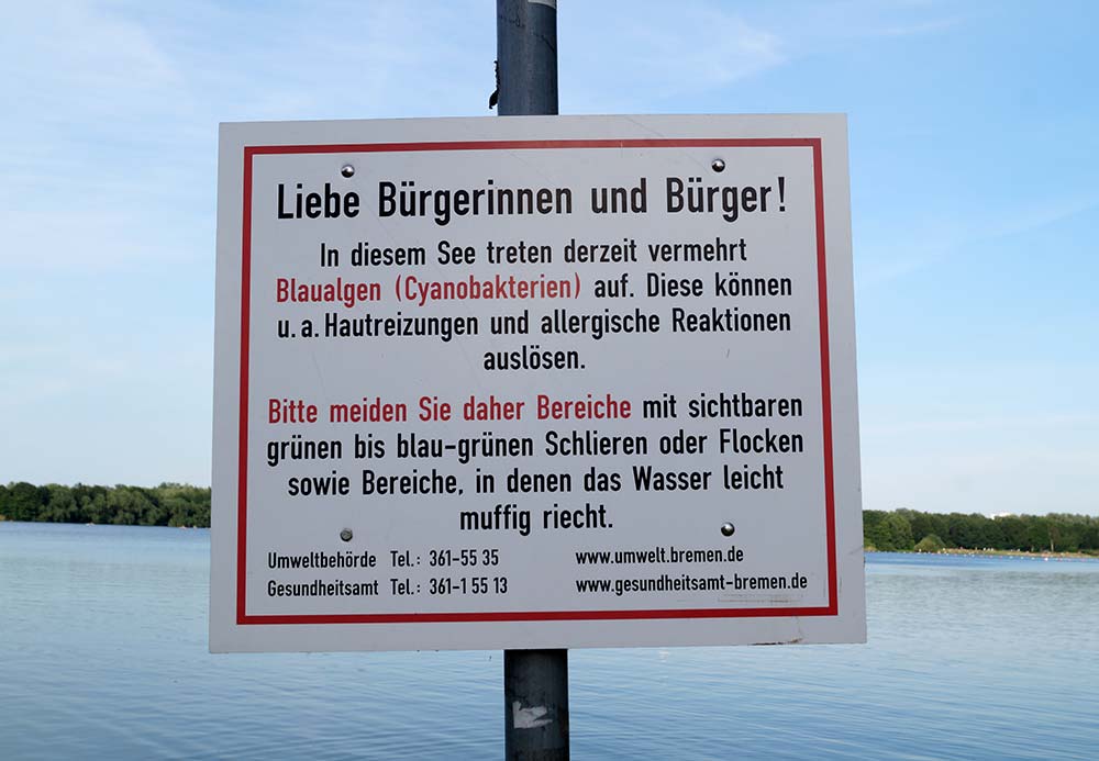 Schild Unisee Bremen