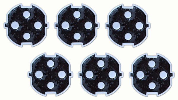 6 EM-Keramik-Stecker