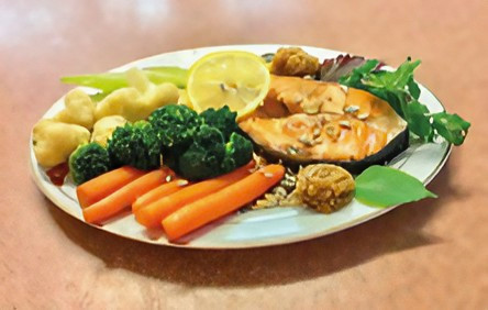 Gegrillter Lachs