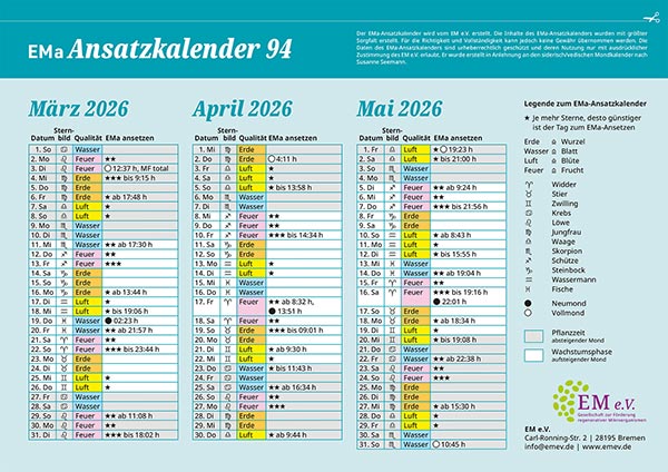 EMa Ansatzkalender