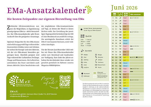 EMa Ansatzkalender